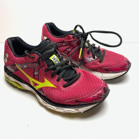 MIZUNO WAVE INSPIRE 10 Pink Running Shoes sz 7 - Picture 1 of 16